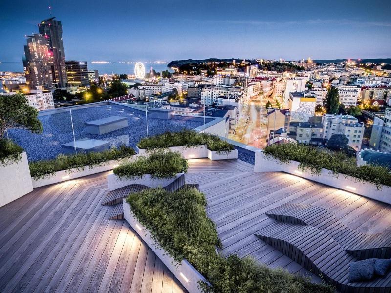 Appartamento Portova Gdynia Sea View Esterno foto
